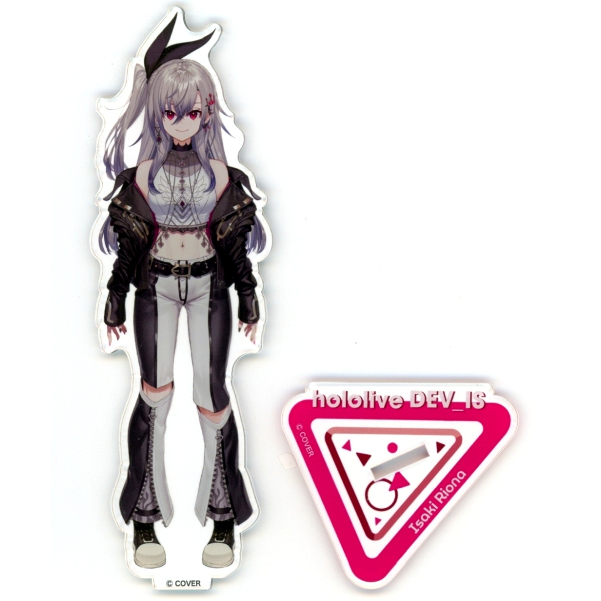 Hibisaki Riona Regular Outfit FLOW GLOW Acrylic Stand Virtual YouTuber Hololive [USED]