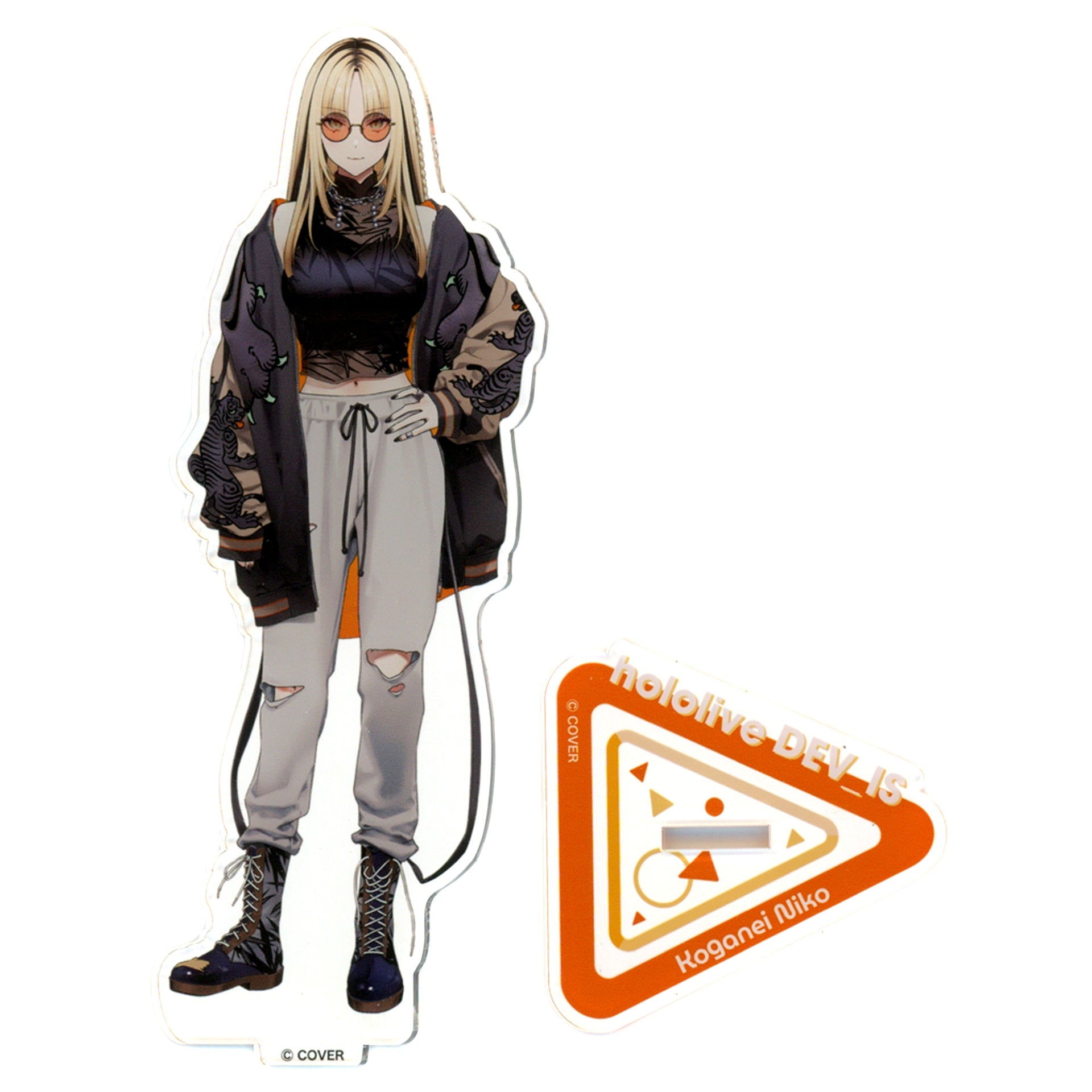 Koganei Niko Regular Outfit FLOW GLOW Acrylic Stand Virtual YouTuber Hololive [USED]