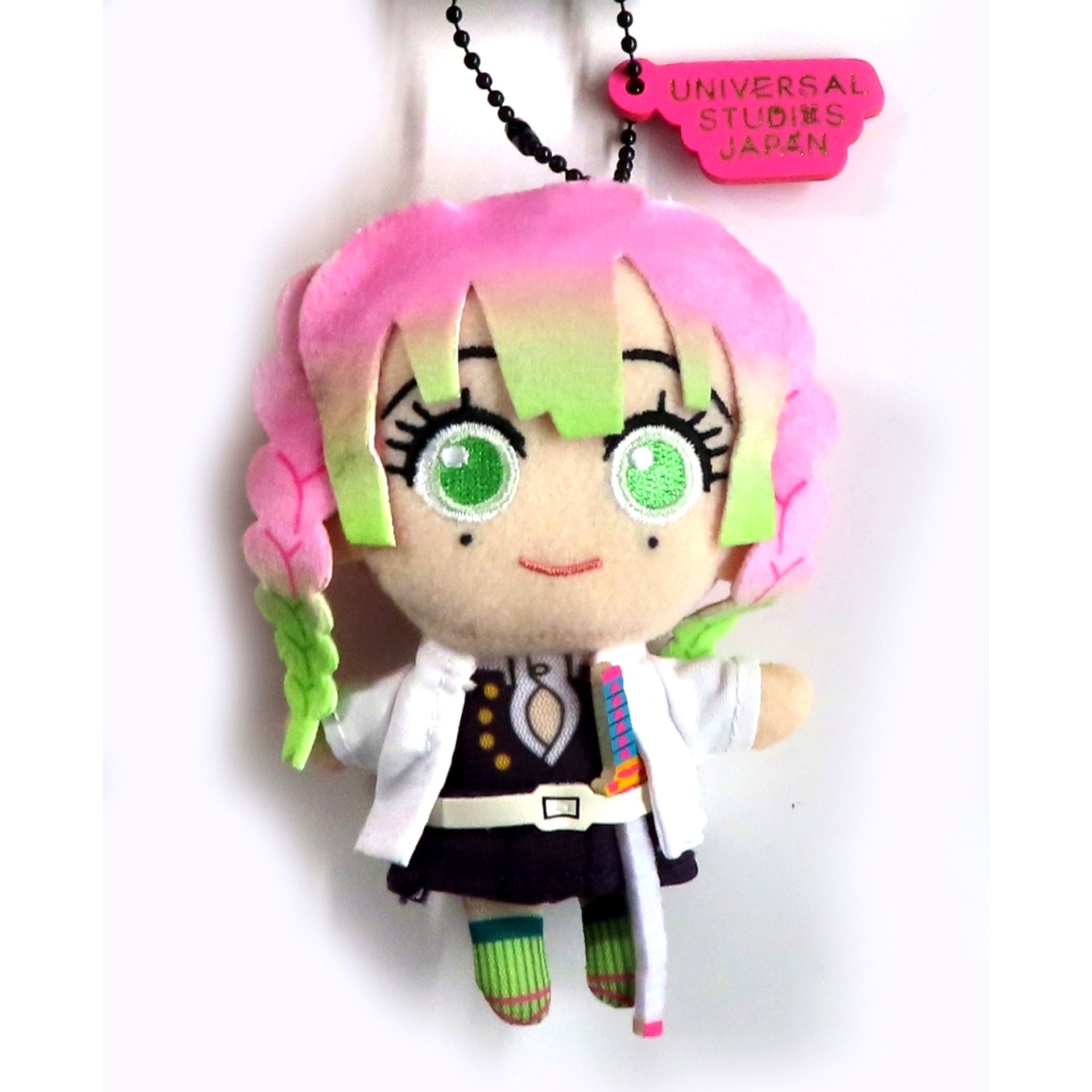 Mitsuri Kanroji Demon Slayer: Kimetsu no Yaiba Mascot Keychain Universal Studios Japan USJ 2024 Limited [USED]