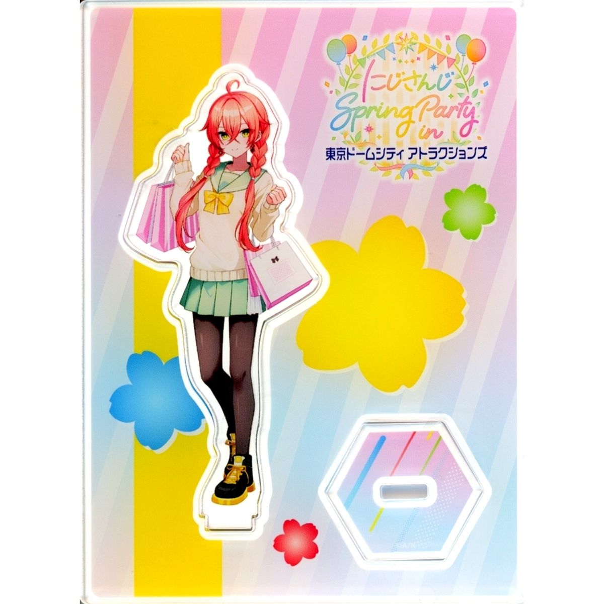 Shishido Akari Acrylic Stand Virtual YouTuber Nijisanji NIJISANJI Spring Party in Tokyo Dome City Attractions [USED]