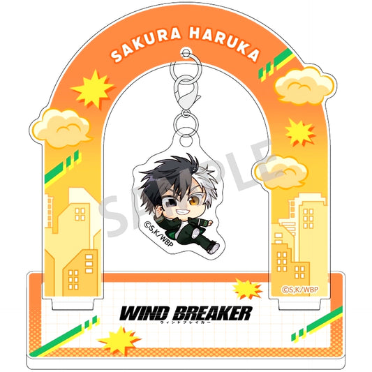 Haruka Sakura Hanging Acrylic Stand Okkochi WIND BREAKER [USED]