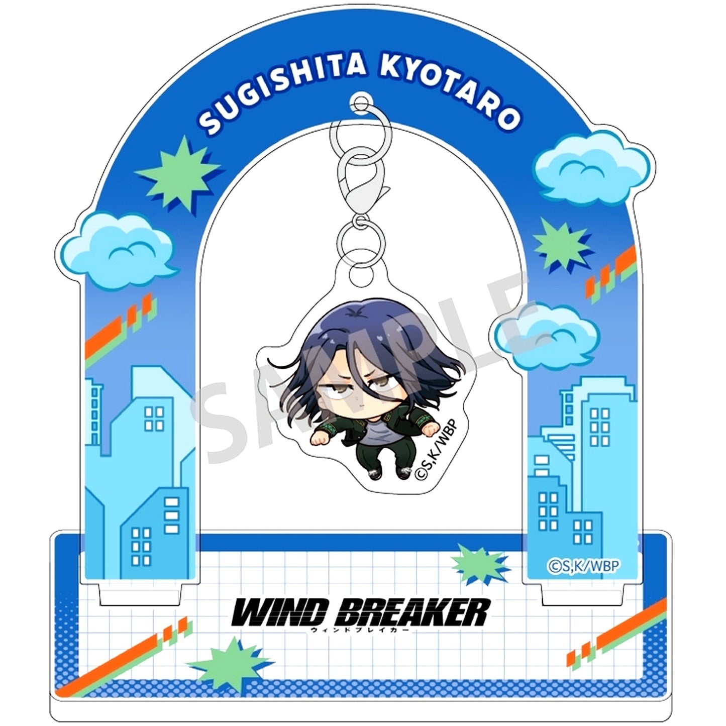 Kyotaro Sugishita Hanging Acrylic Stand Okkochi WIND BREAKER [USED]