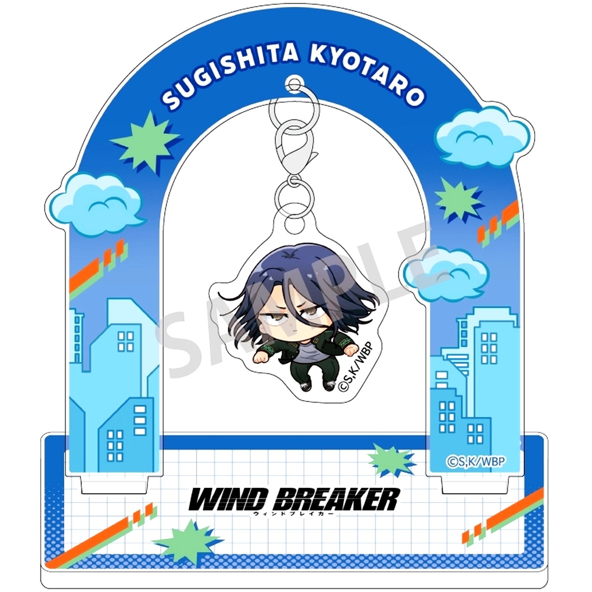 Kyotaro Sugishita Hanging Acrylic Stand Okkochi WIND BREAKER [USED]