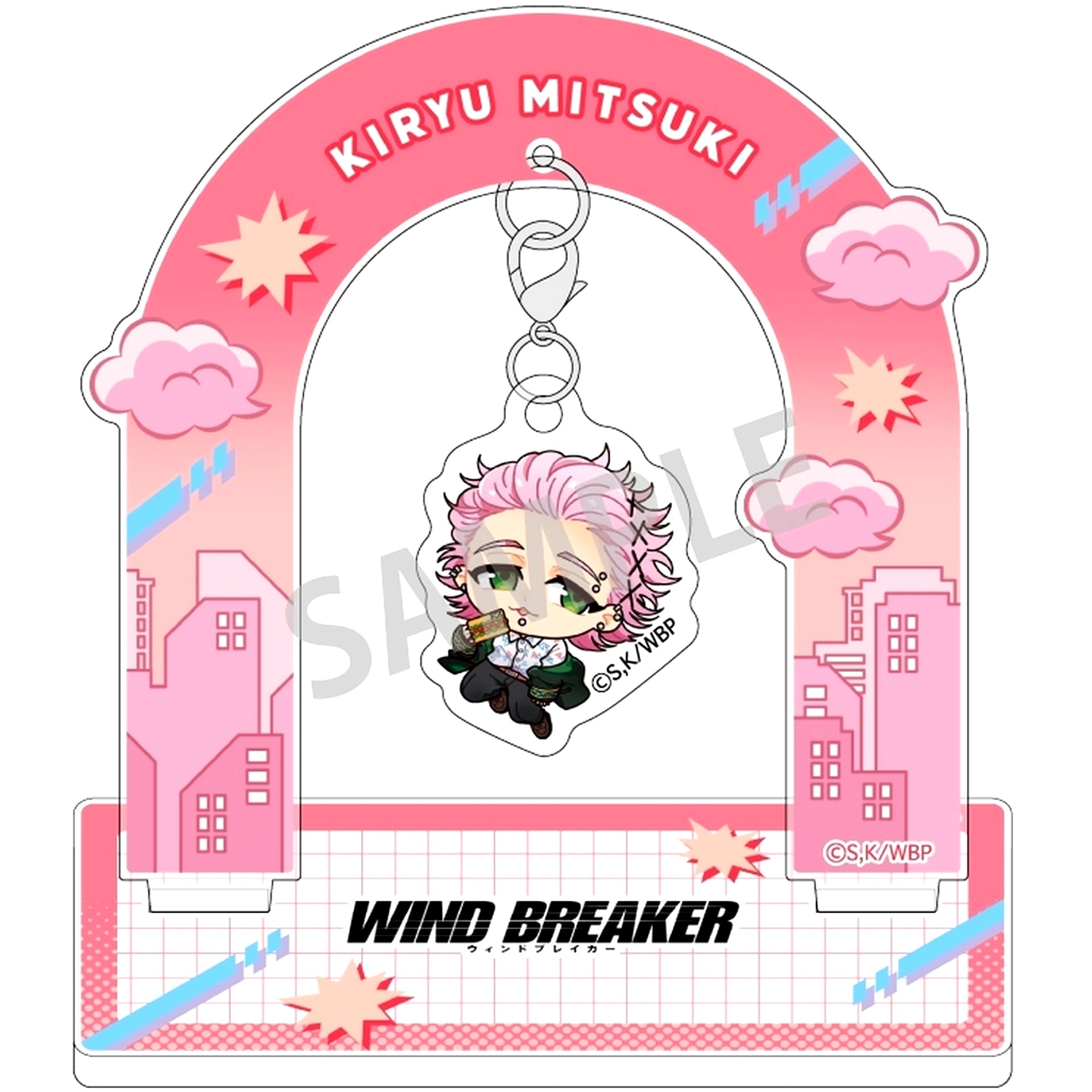 Mitsuki Kiryu Hanging Acrylic Stand Okkochi WIND BREAKER [USED]
