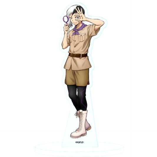Gen Asagiri Dr.STONE Acrylic Stand No.55 Explorer Ver. Newly Drawn Illustration [USED]