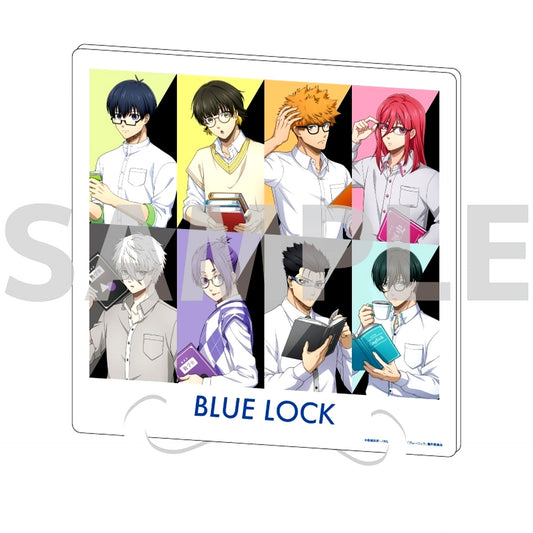 Group Glasses Ver. 02. Blue Lock Illustration Acrylic Art Board [USED]