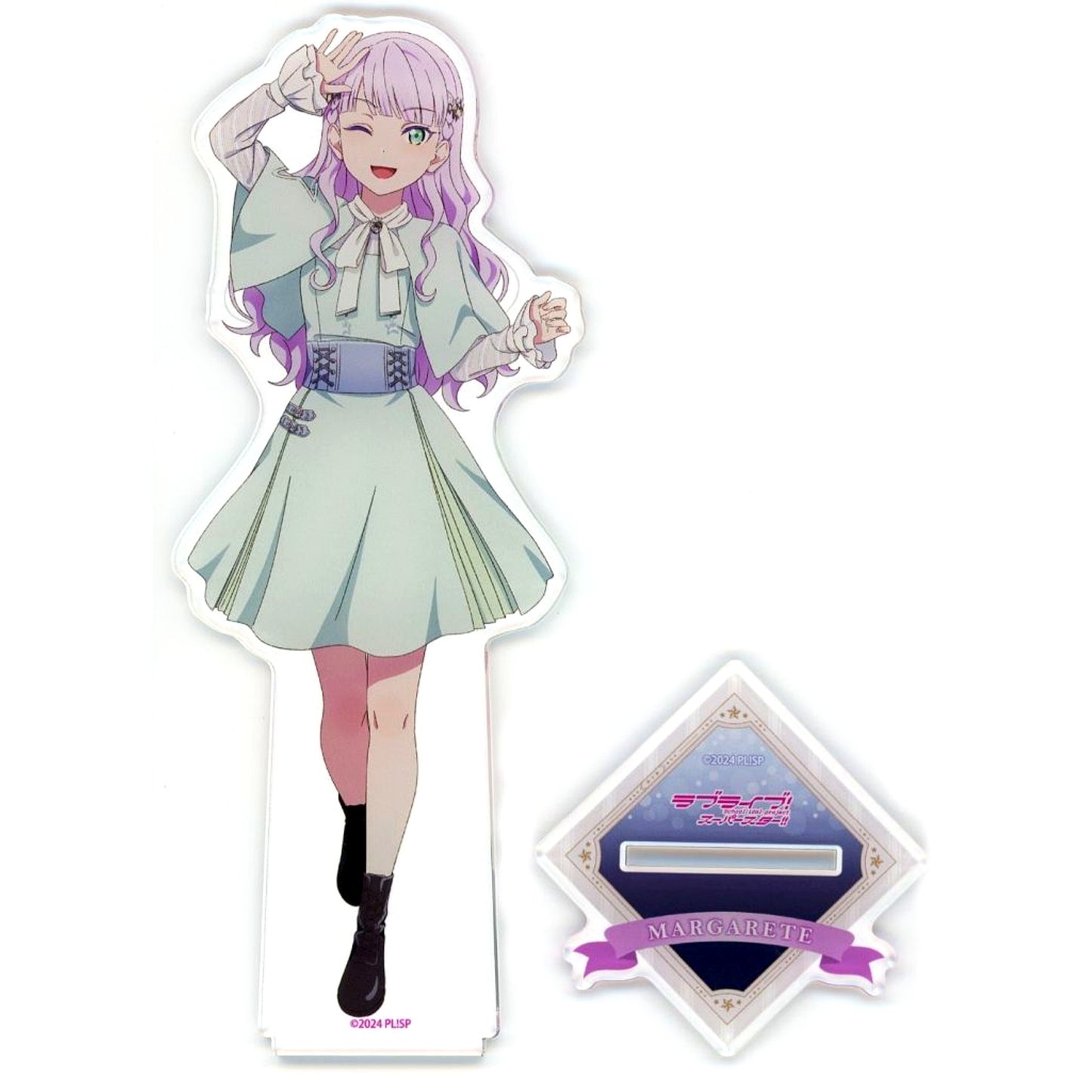 Wien Margarete Twinkle Triangle Big Acrylic Stand Love Live! Superstar!! POP UP SHOP [USED]