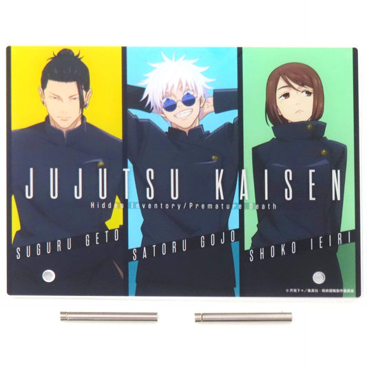 Suguru Geto & Satoru Gojo & Shoko Ieiri Jujutsu Kaisen POP UP STORE at Tokyo Character Street Ichiban Plaza Acrylic Panel [USED]