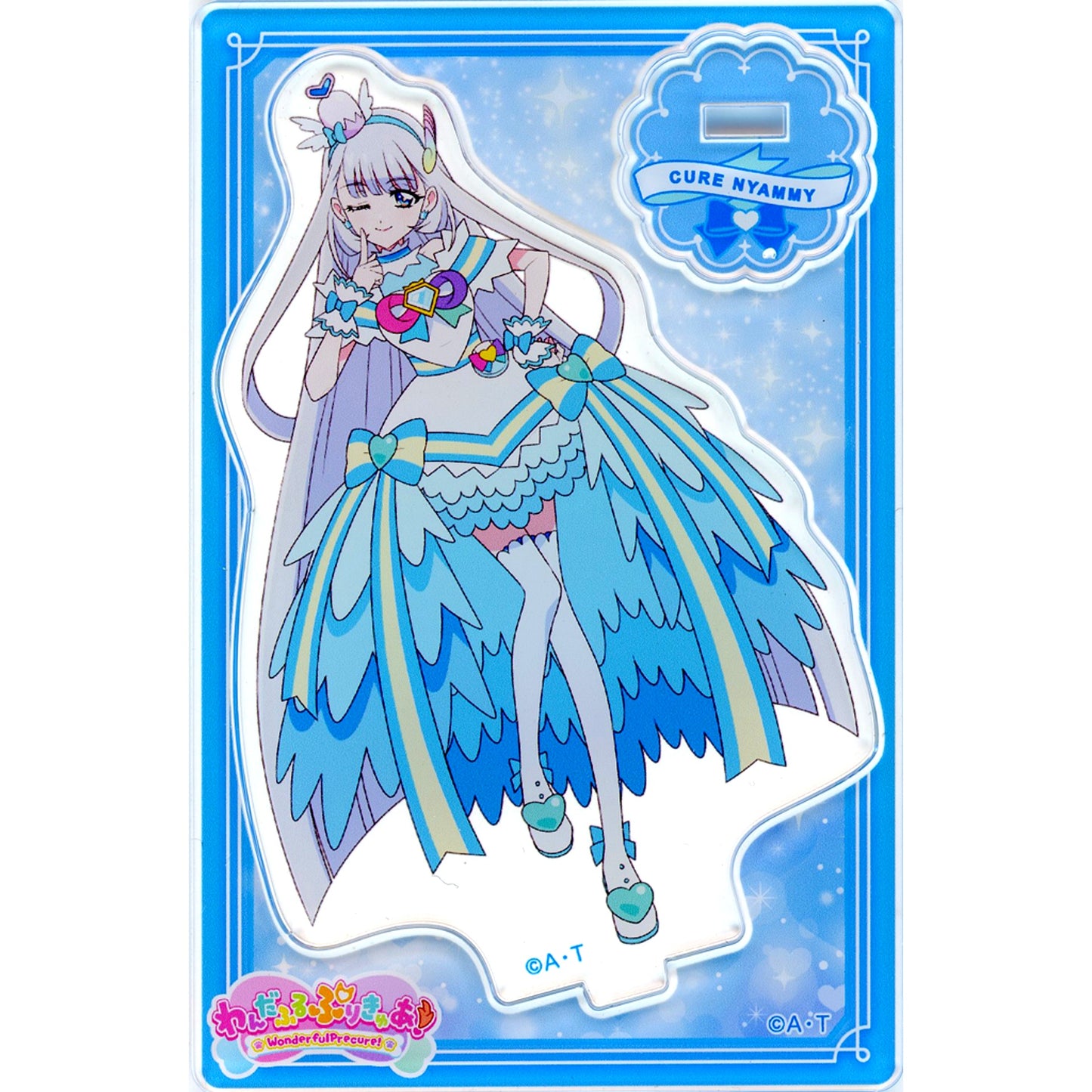 Cure Nyammy Diamond Ribbon Style Wonderful Precure! Mini Acrylic Stand Vol.6 [USED]