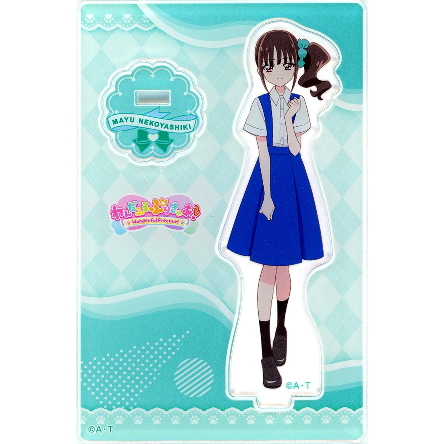 Mayu Nekoyashiki Human Ver. Blue Skirt Wonderful Precure! Mini Acrylic Stand Vol.6 [USED]