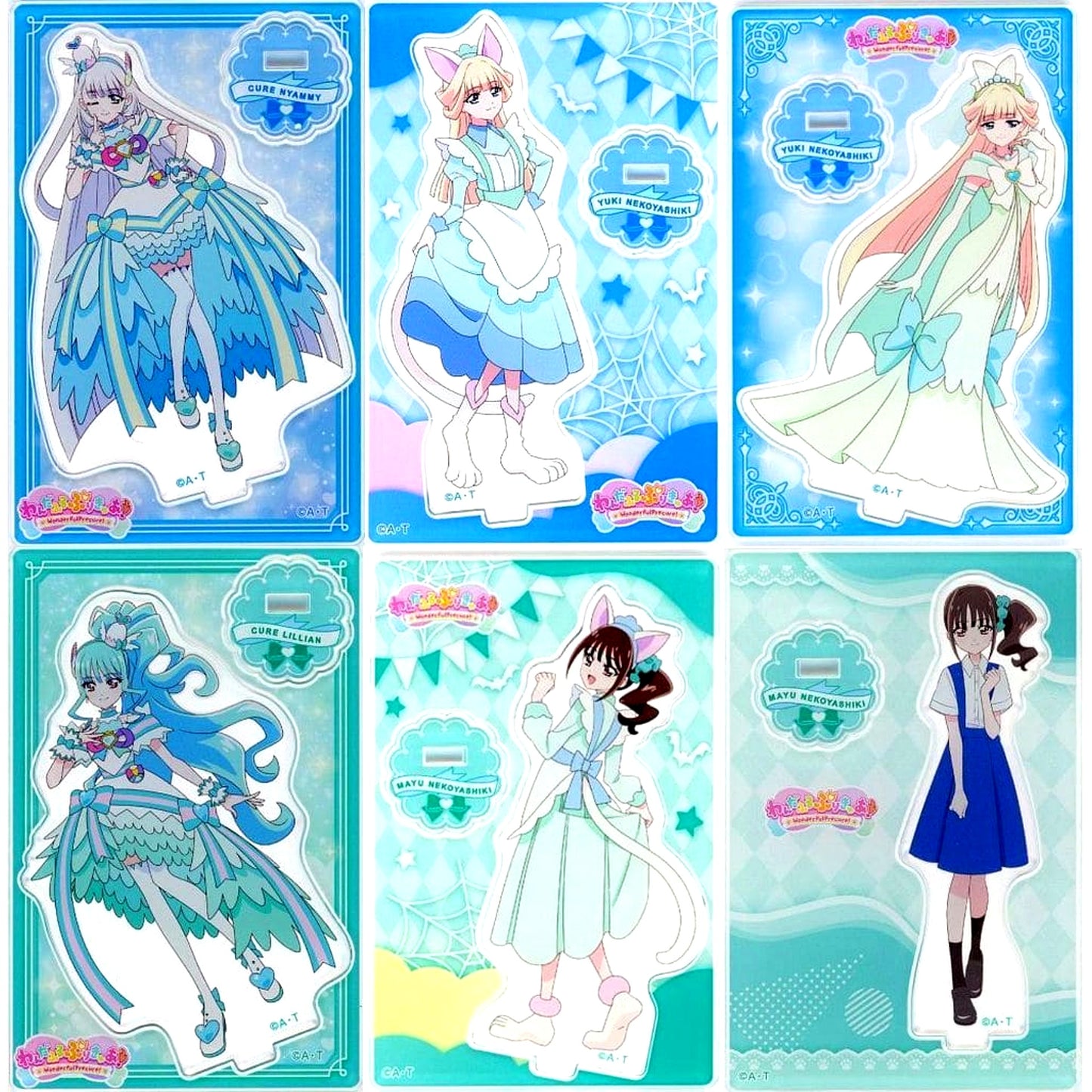 Wonderful Precure Mini Acrylic Stand Vol.6 Set of 6 [USED]