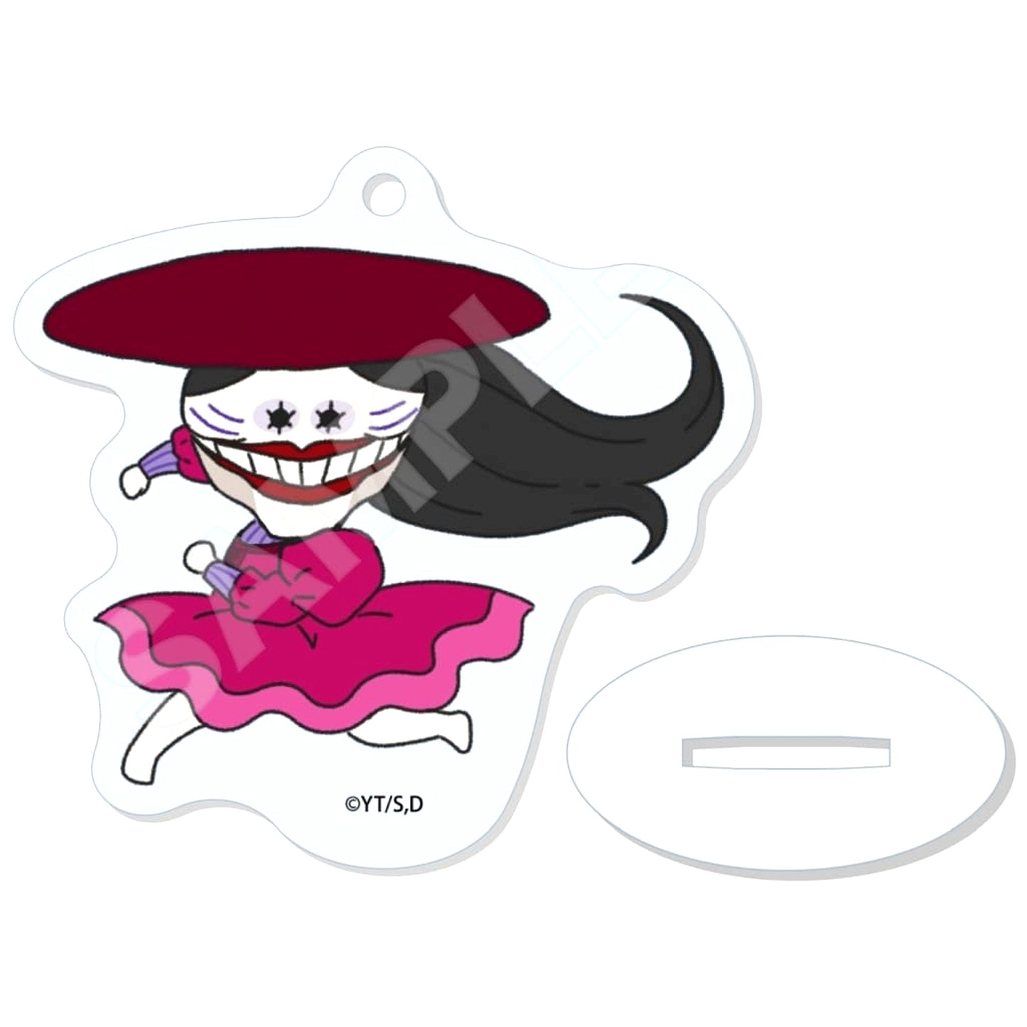 Dandadan Acrobatic Silky ChiruColle Marutto Stand Keychain 01.B [USED]
