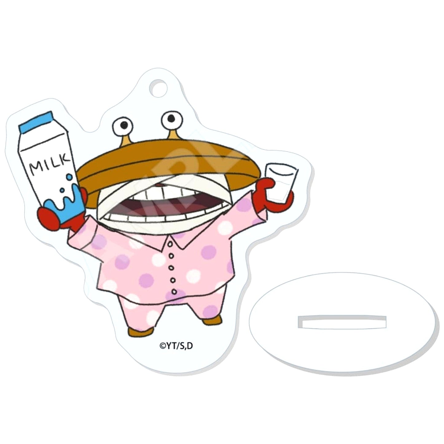 Dandadan Dover Demon Chirukore Marutto Stand Keychain 01.B [USED]