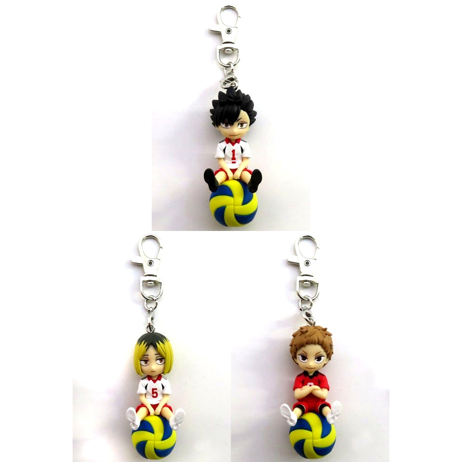 Set of 3 Haikyu!! Puchitto Norimasu vol.2 Second Uniform ver. [USED]