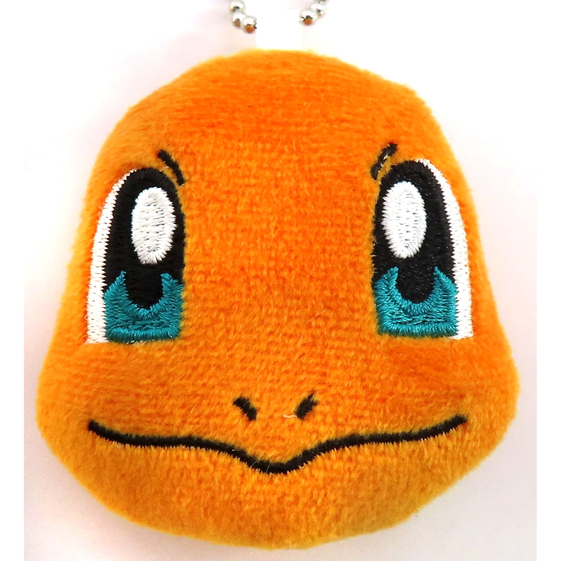 Pokemon Charmander Face Plush Toy with Ball Chain Charmander, Squirtle, Pichu, Fidough Plush [USED]