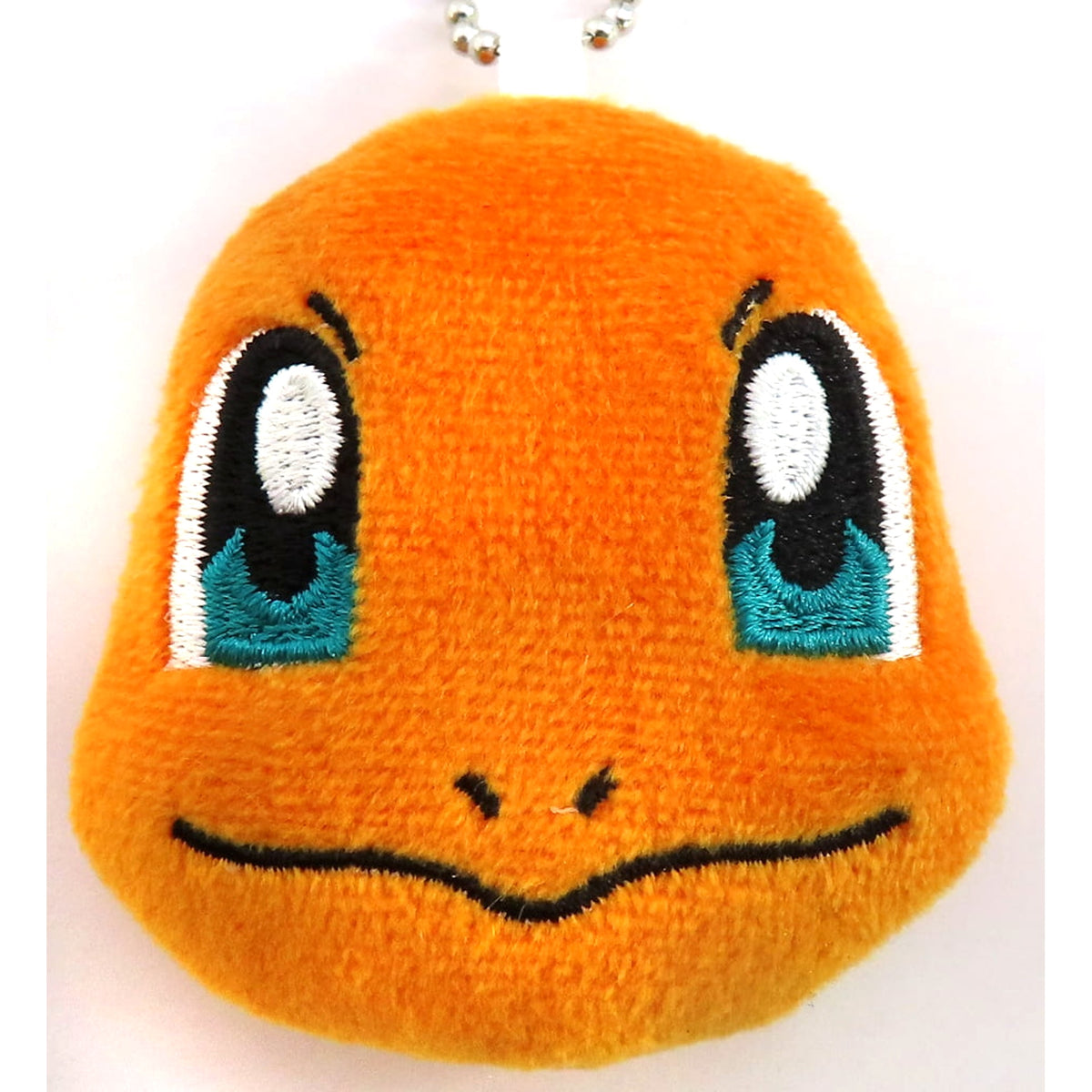 Pokemon Charmander Face Plush Toy with Ball Chain Charmander, Squirtle, Pichu, Fidough Plush [USED]