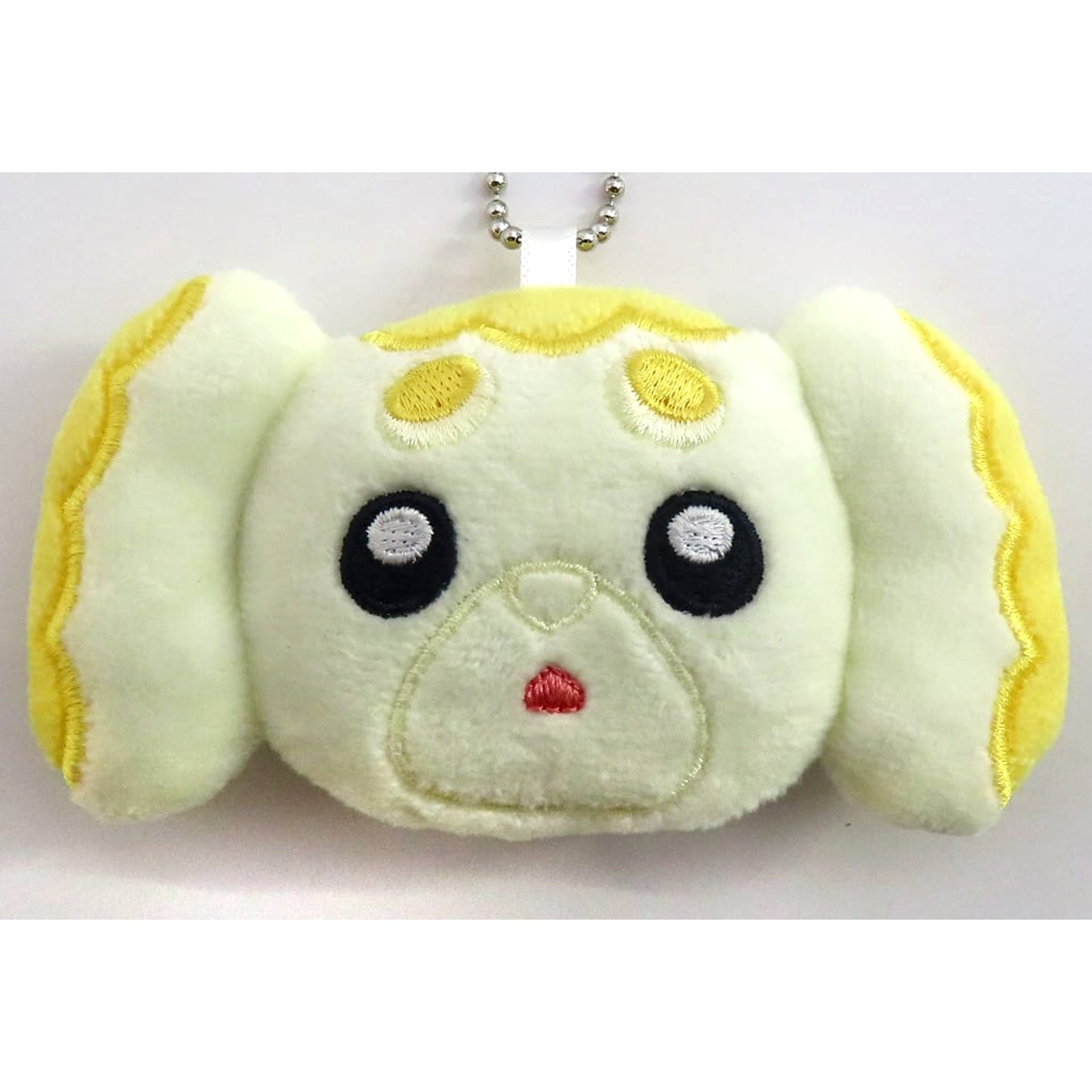 Pokemon Fidough Face Plush Toy with Ball Chain Charmander, Squirtle, Pichu, Fidough Plush [USED]