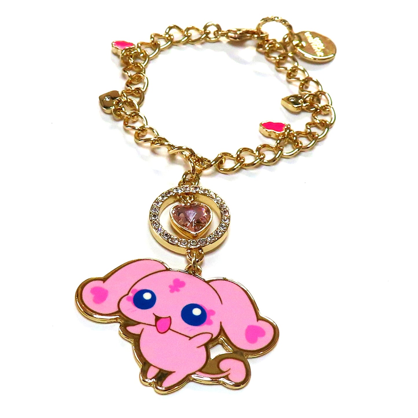 Mipple Futari wa PreCure Max Heart SAMANTHAVEGA Bag Charm Gold [USED]