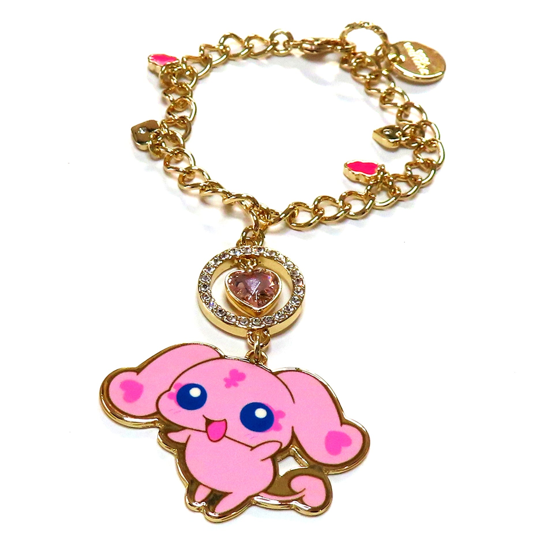 Mipple Futari wa PreCure Max Heart SAMANTHAVEGA Bag Charm Gold [USED]