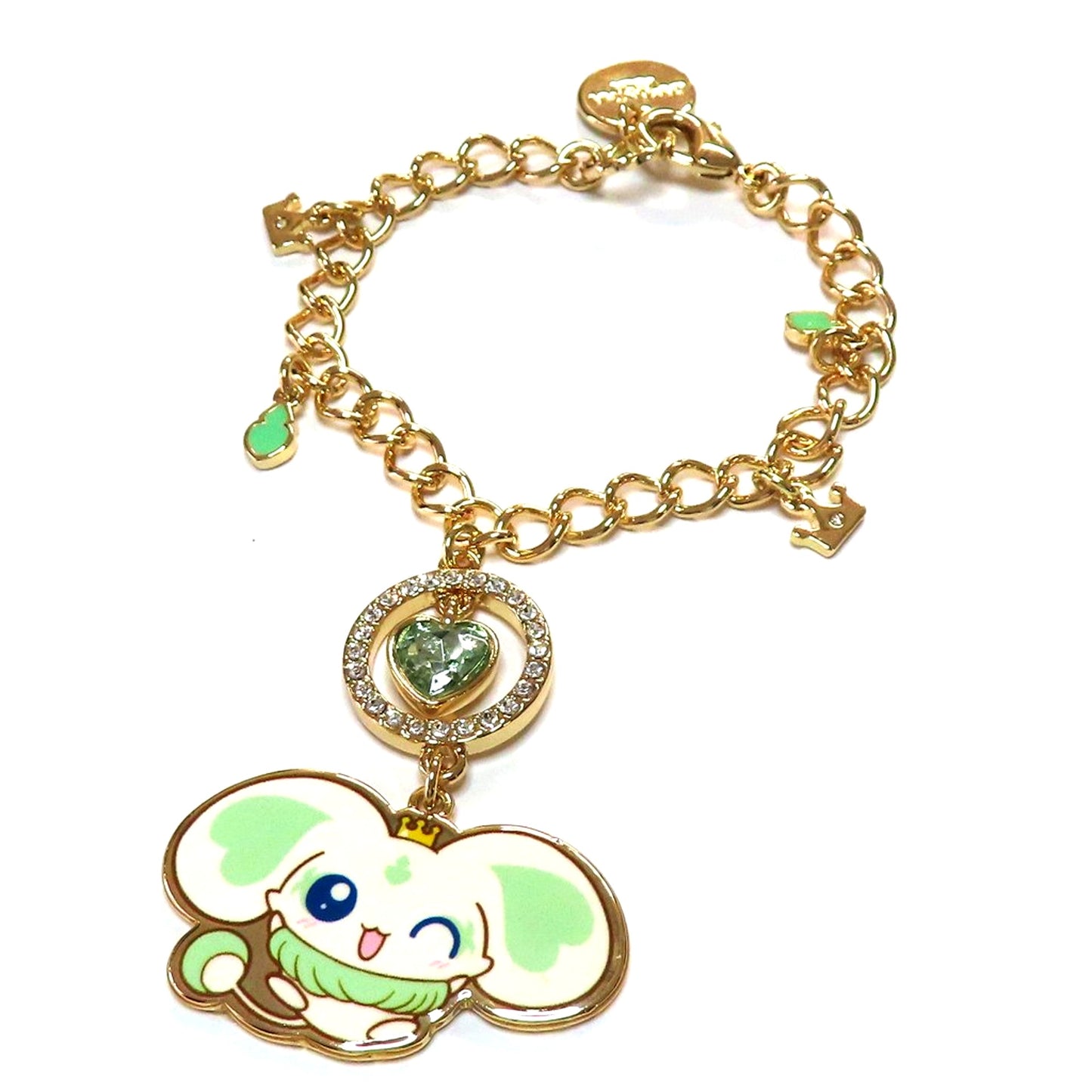 Porun Futari wa PreCure Max Heart SAMANTHAVEGA Bag Charm Gold [USED]