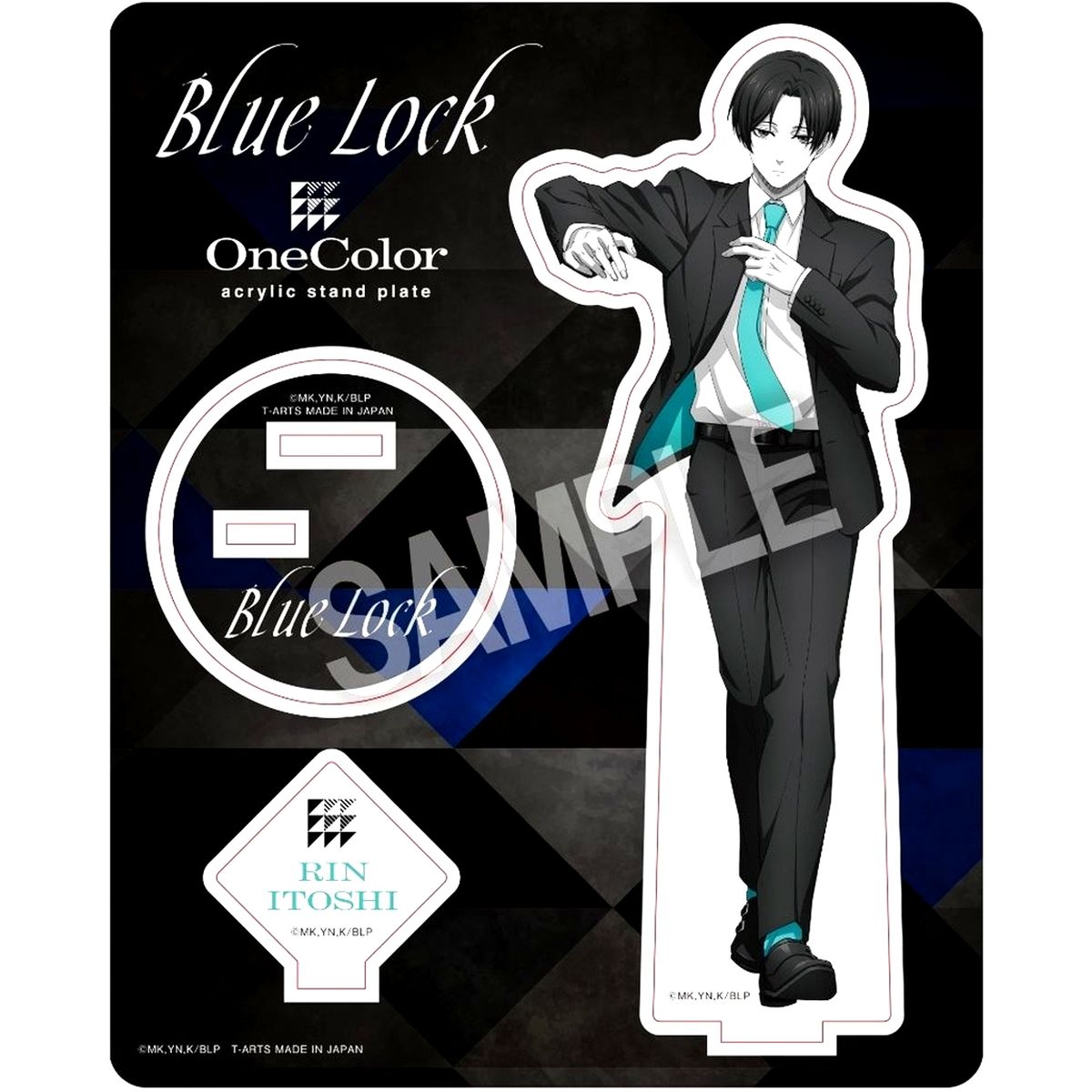 Rin Itoshi OneColor Acrylic Stand Plate Blue Lock [USED]