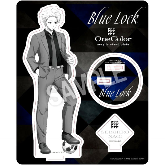 Seishiro Nagi OneColor Acrylic Stand Plate Blue Lock [USED]