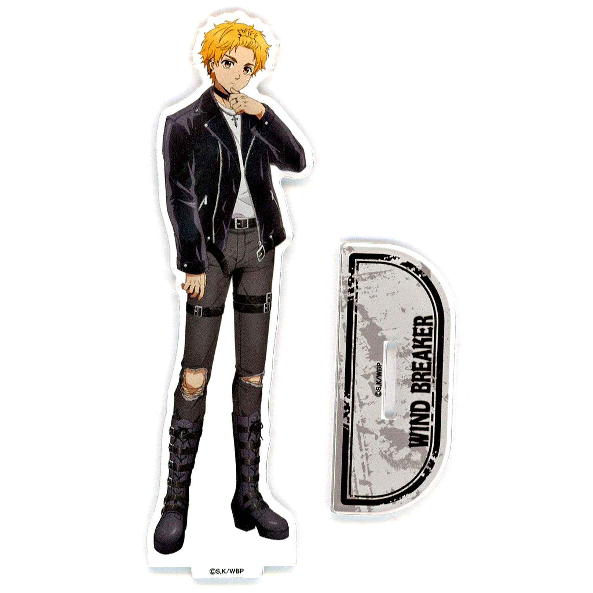 Akihiko Nirei Acrylic Stand Rock Leather WIND BREAKER Rock Leather Cafe in TreeVillage [USED]
