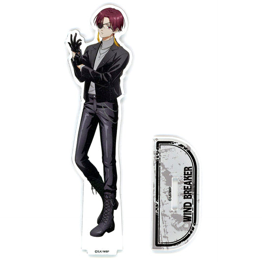 Hayato Suo Acrylic Stand WIND BREAKER Rock Leather Cafe in TreeVillage [USED]