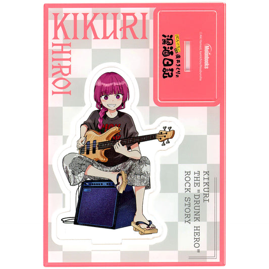 Kikuri Hiroi Illustration Acrylic Stand Figure Bundle Bonus for Comics Bocchi the Rock! Gaiden Kikuri Hiroi no Fukazake Nikki Vol. 4 Melonbooks Limited Edition Single Item [USED]