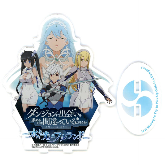 Group Acrylic Stand Bundle Bonus for Switch Game Is It Wrong to Try to Pick Up Girls in a Dungeon? Fulland of Water and Light Famitsu DX Pack Set [USED]