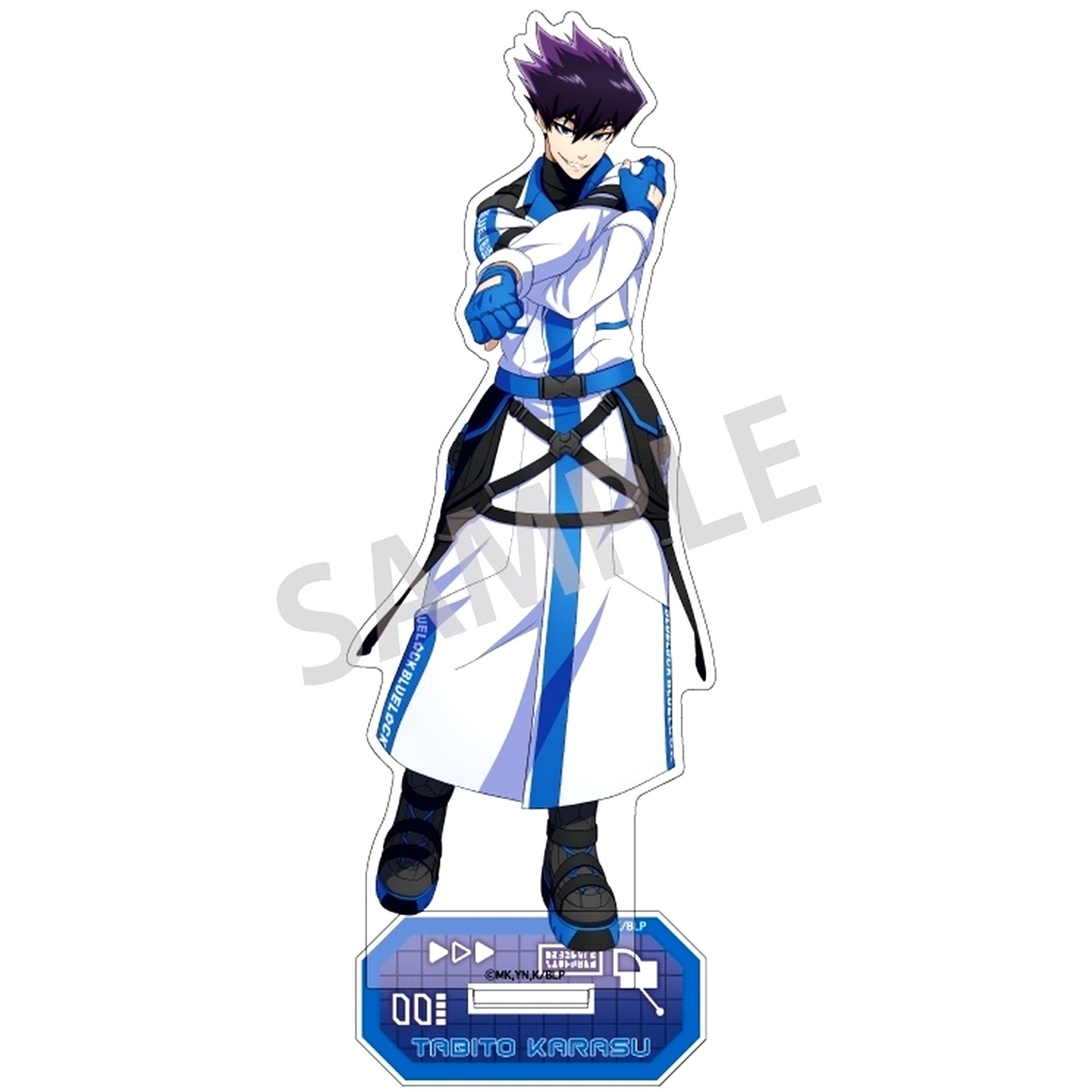 Tabito Karasu Acrylic Stand Cyberpunk Revival Blue Lock [USED]