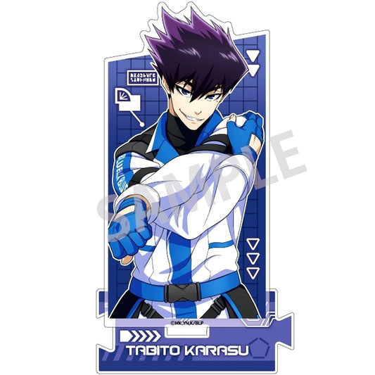 Tabito Karasu Blue Lock Scented Acrylic Stand Cyberpunk Revival [USED]