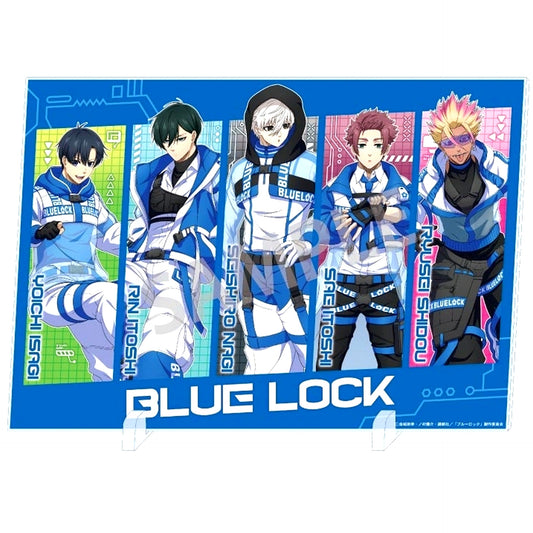 Group A. A4 Acrylic Panel Cyberpunk Revival Blue Lock [USED]