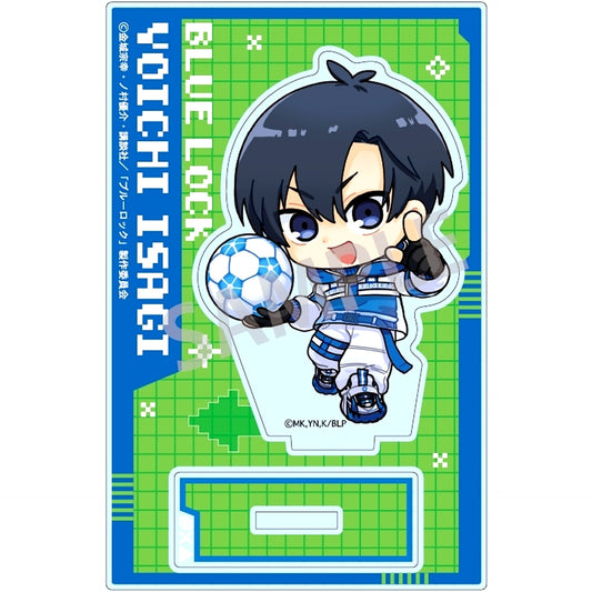 Yoichi Isagi Mini Acrylic Stand Cyberpunk Revival Illustration Blue Lock [USED]
