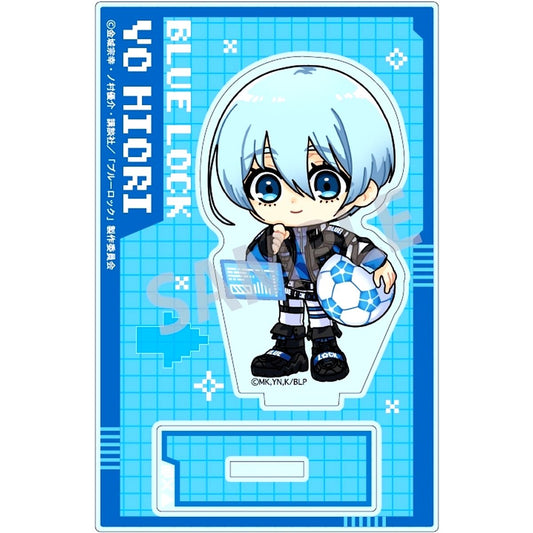 Yo Hiori Mini Acrylic Stand Cyberpunk Revival Illustration Blue Lock [USED]