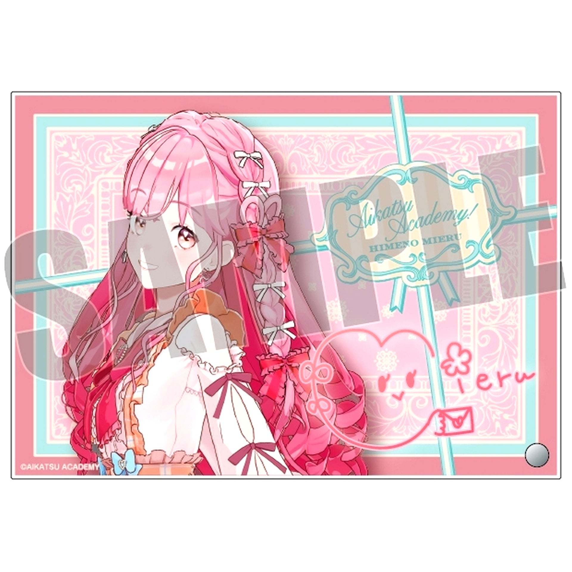 Mieru Himeno New Illustration A5 Acrylic Art Aikatsu Academy! [USED]