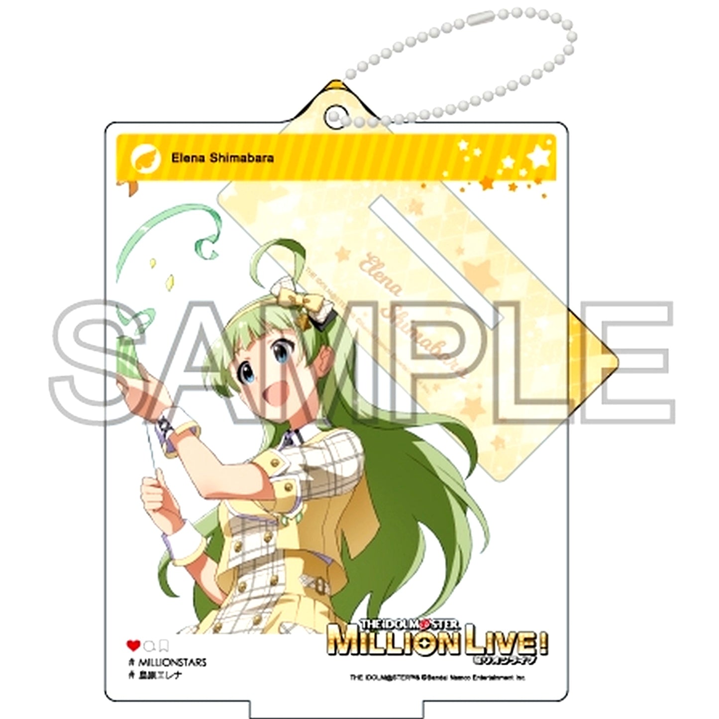 Elena Shimabara Future Signature Ver. Idolmaster Million Live Selfie Style Acrylic Stand [USED]
