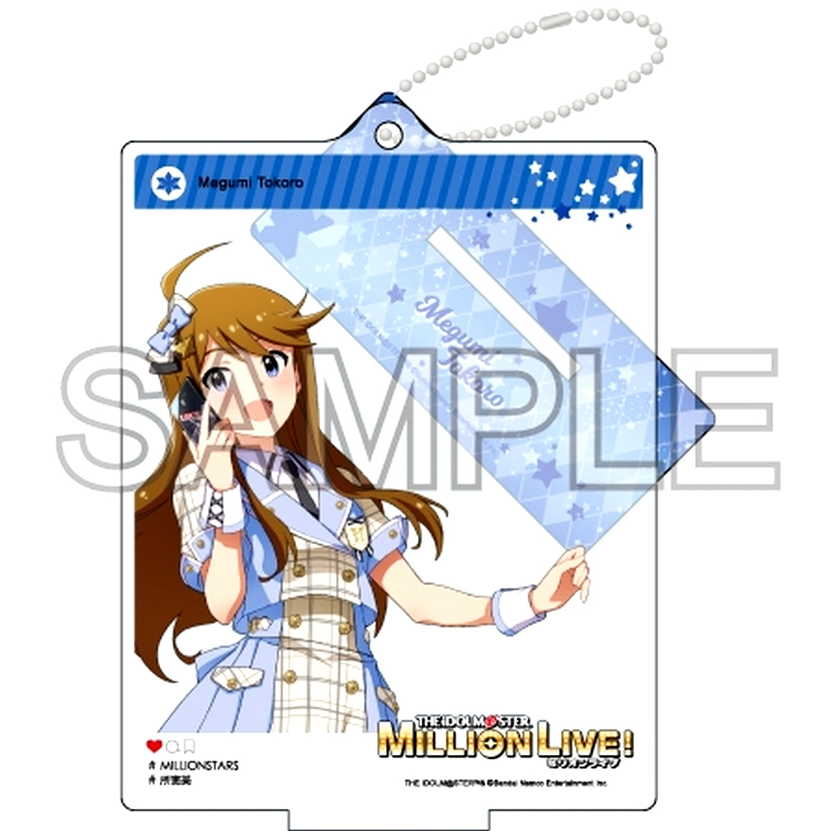 Megumi Tokoro Ver. Future Signature Selfie Style Acrylic Stand THE IDOLM@STER Million Live! [USED]