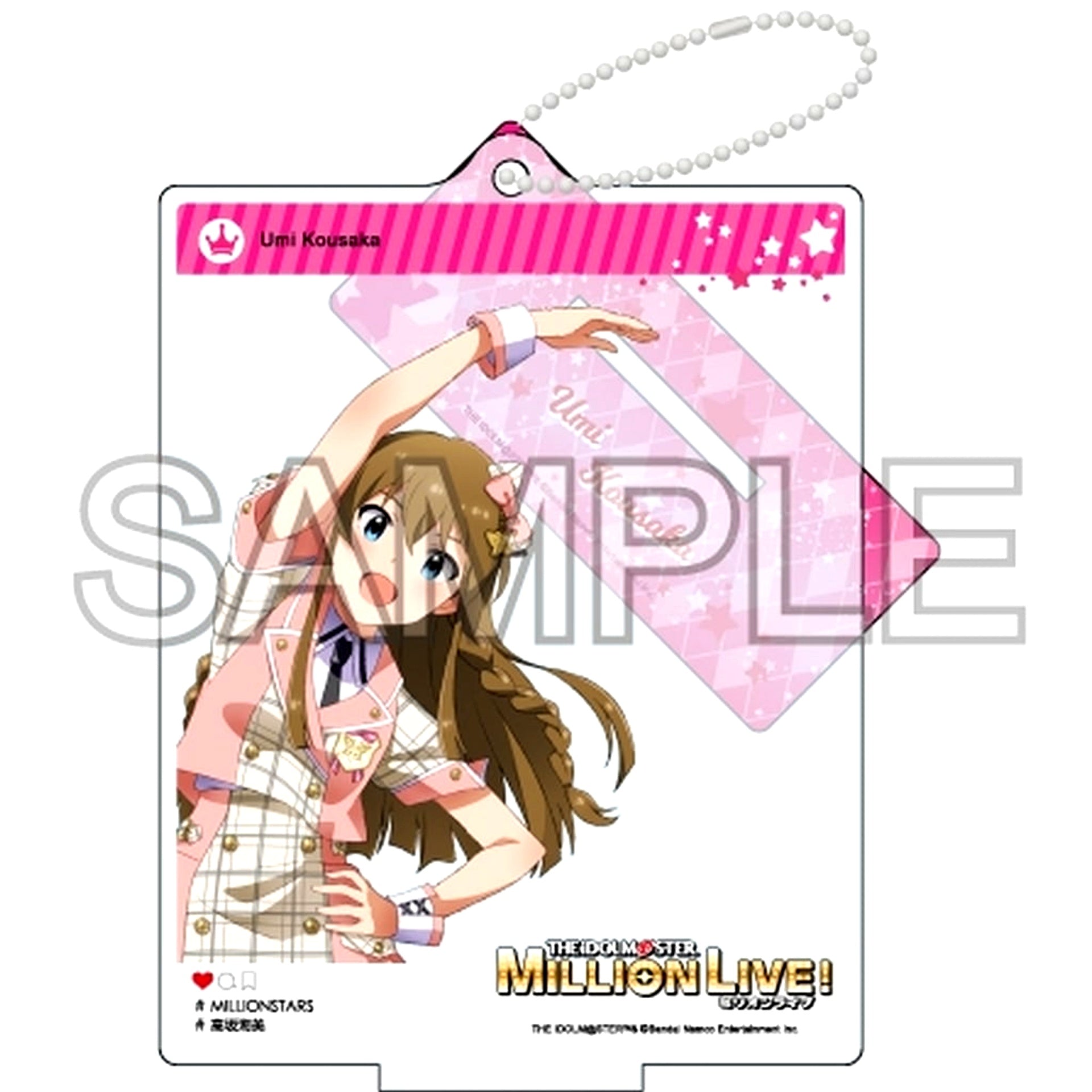 Umi Kousaka THE IDOLM@STER MILLION LIVE! Future Signature Ver. Selfie Style Acrylic Stand [USED]