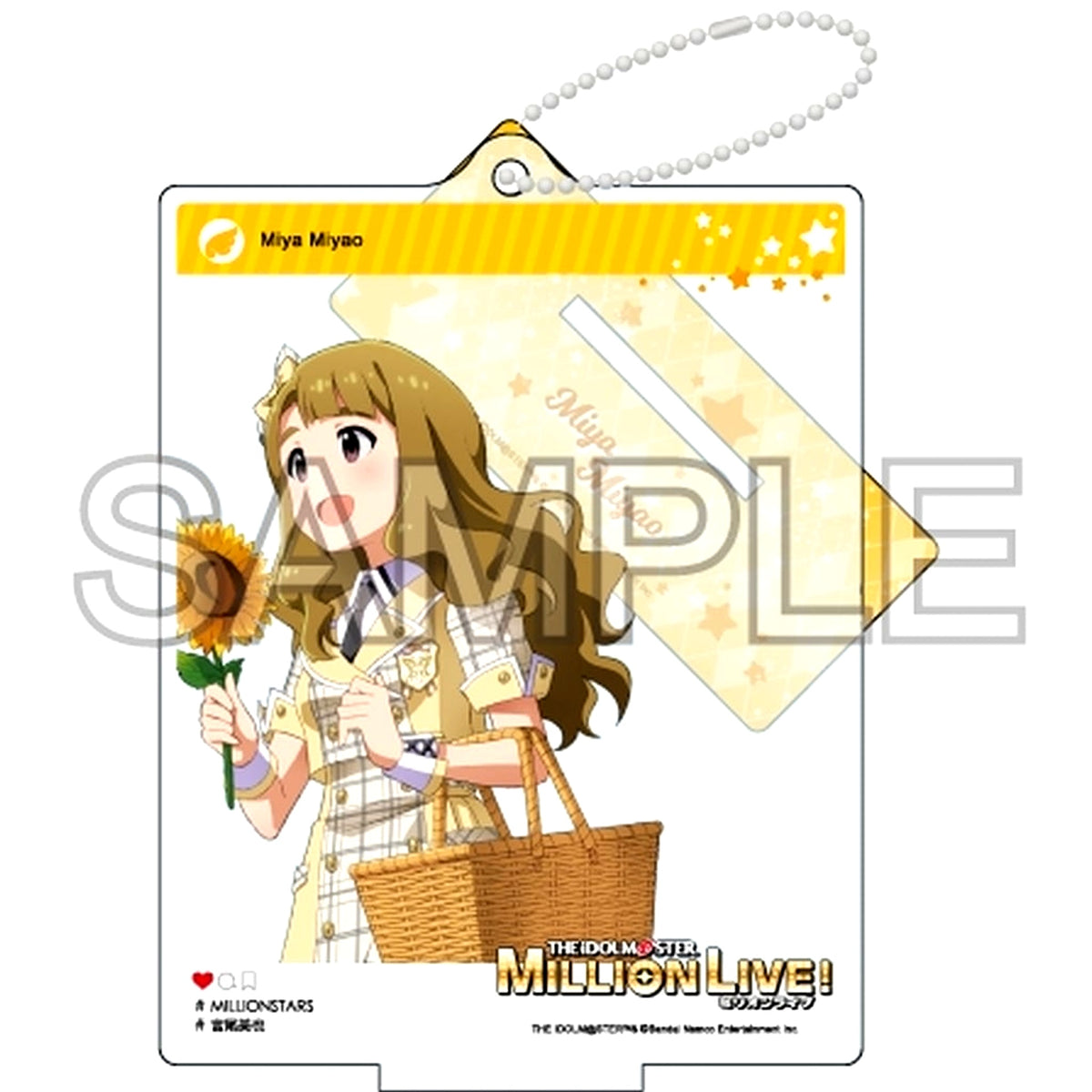 Miya Miyao THE IDOLM@STER MILLION LIVE! Future Signature Ver. Selfie Style Acrylic Stand [USED]