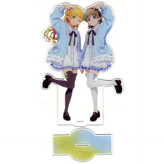Keke Tang & Sumire Heanna Big Acrylic Stand Love Live! Superstar!! Yumekawa Girly collection 2025 [USED]
