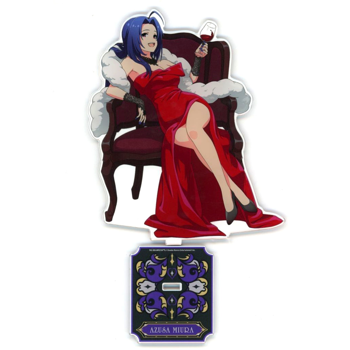 Azusa Miura Acrylic Stand CAMPAI NIGHT THE IDOLM@STER Million Live! x BRITISH PUB HUB [USED]