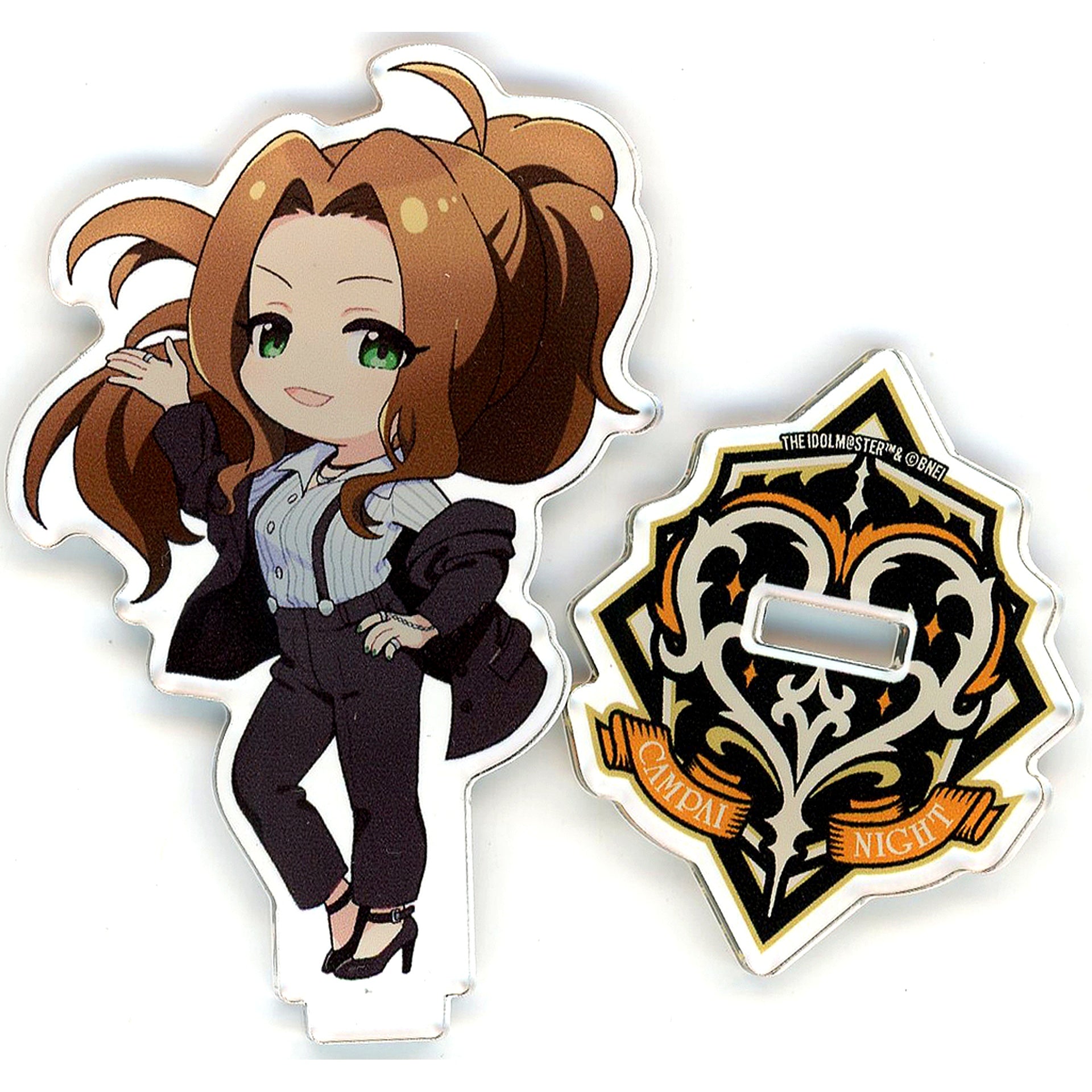 Chizuru Nikaido CAMPAI NIGHT Trading Mini Character Acrylic Stand The Idolmaster Million Live! x BRITISH PUB HUB CAMPAI NIGHT [USED]