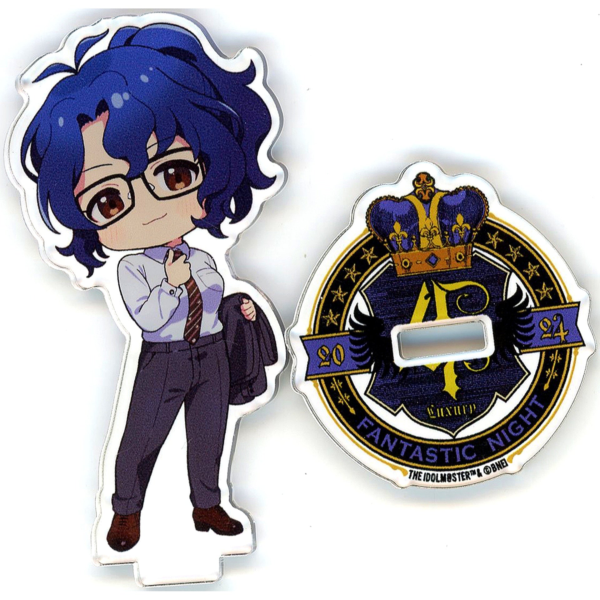 Fuka Toyokawa FANTASTIC NIGHT Idolmaster Million Live! x BRITISH PUB HUB Trading Mini Character Acrylic Stand CAMPAI NIGHT [USED]