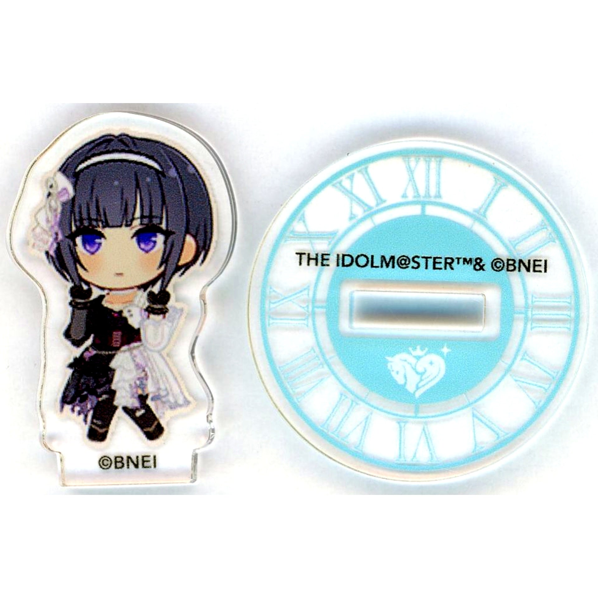 Chiyo Shirayuki THE IDOLM@STER CINDERELLA GIRLS STARLIGHT STAGE Official Mini Mini Acrylic Stand Prize B C 10th Anniv Garapon Fukuoka [USED]