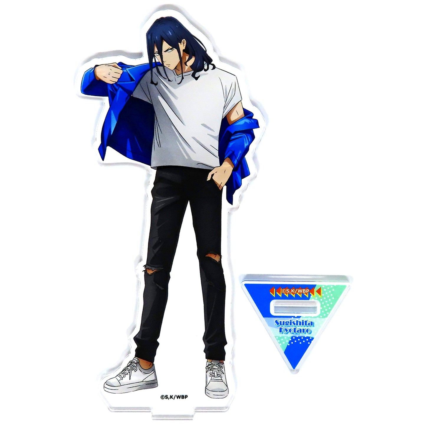 Kyotaro Sugishita Acrylic Stand WIND BREAKER x Karaoke no Tetsujin [USED]