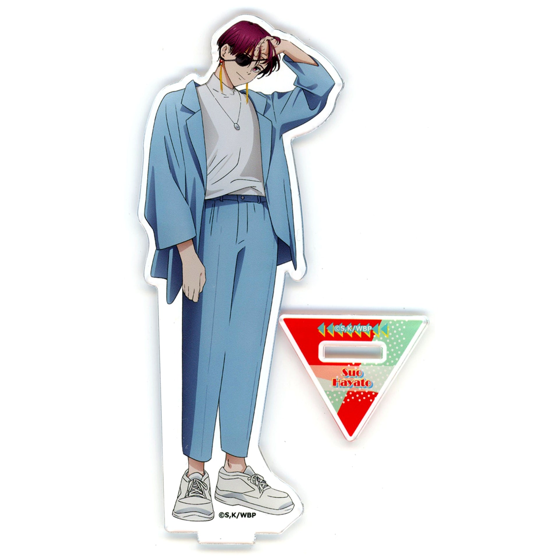 Hayato Suo Acrylic Stand WIND BREAKER x Karaoke no Tetsujin [USED]
