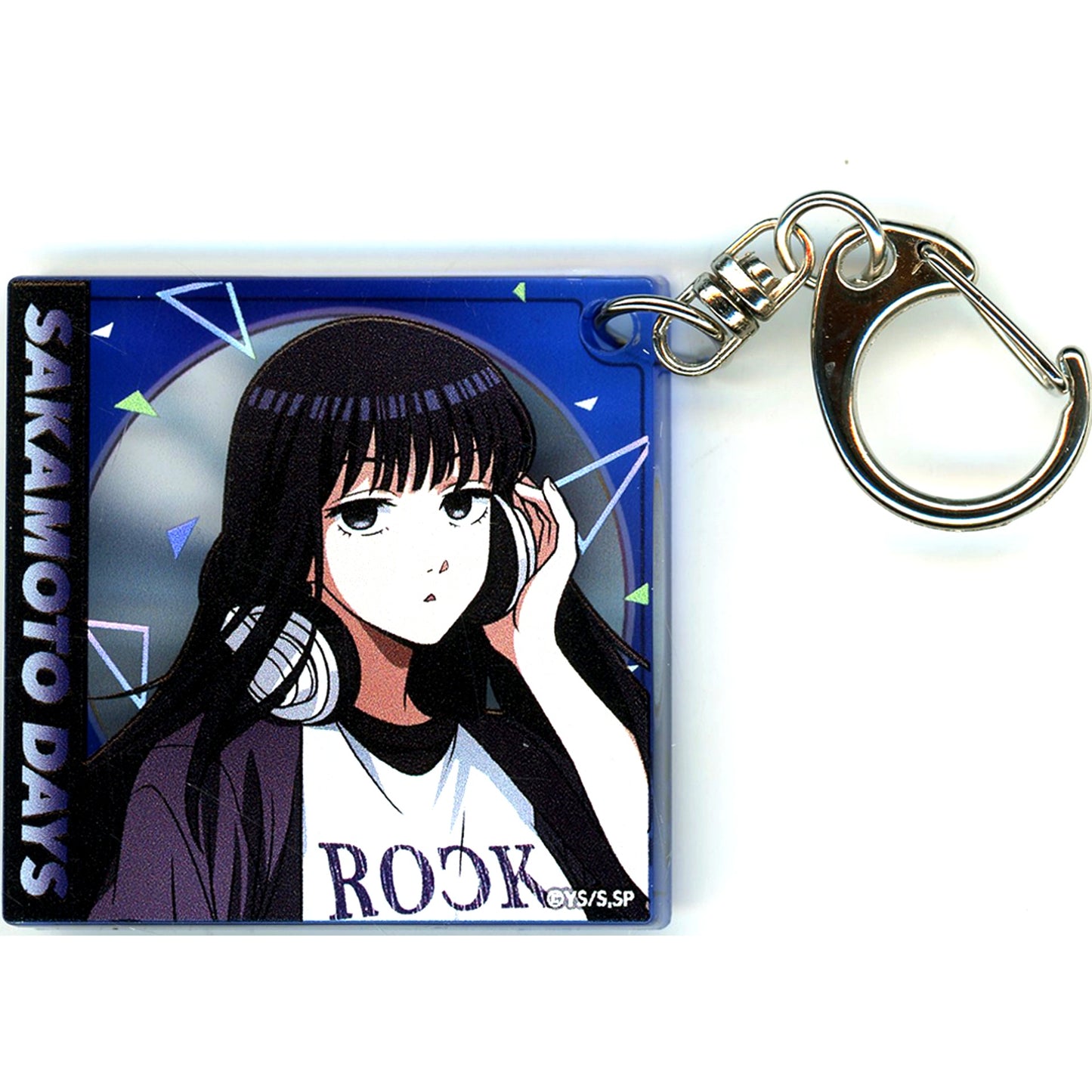 Osaragi Full Body Sakamoto Days x Karaoke Manekineko CD Style Acrylic Keychain [USED]