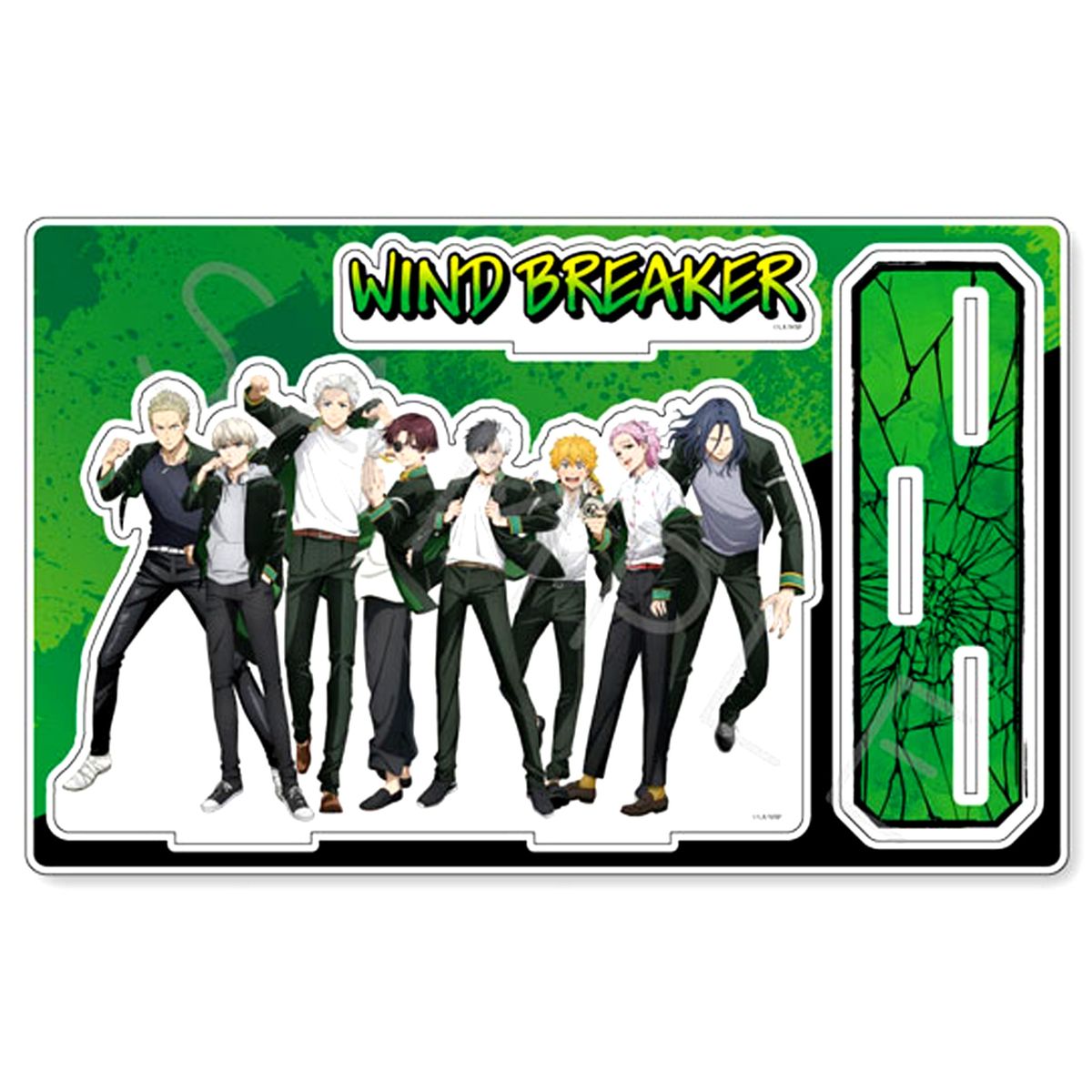 Group Big Acrylic Stand Wave 2 Wind Breaker [USED]