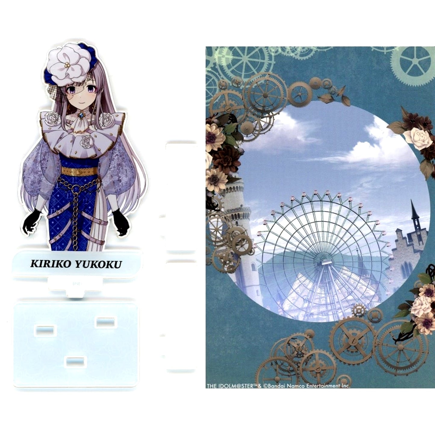 Kiriko Yuikoku The Idolmaster Shiny Colors Echoes 02 Acrylic Stand with Background Mount [USED]